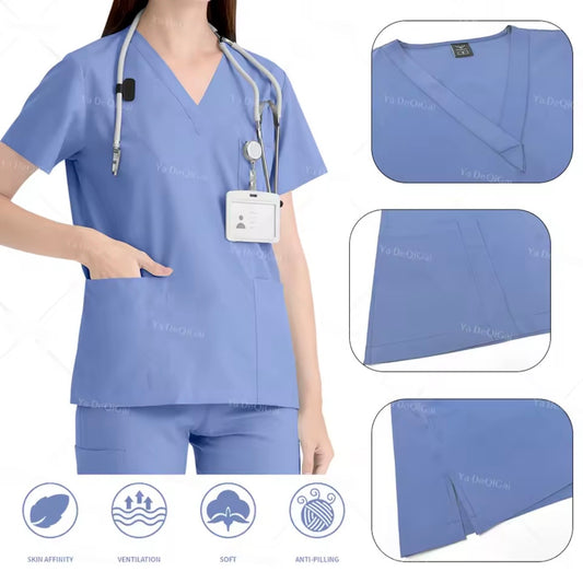 MedMuse Comfort Scrubs β Lightweight & Flexible Fit β¨